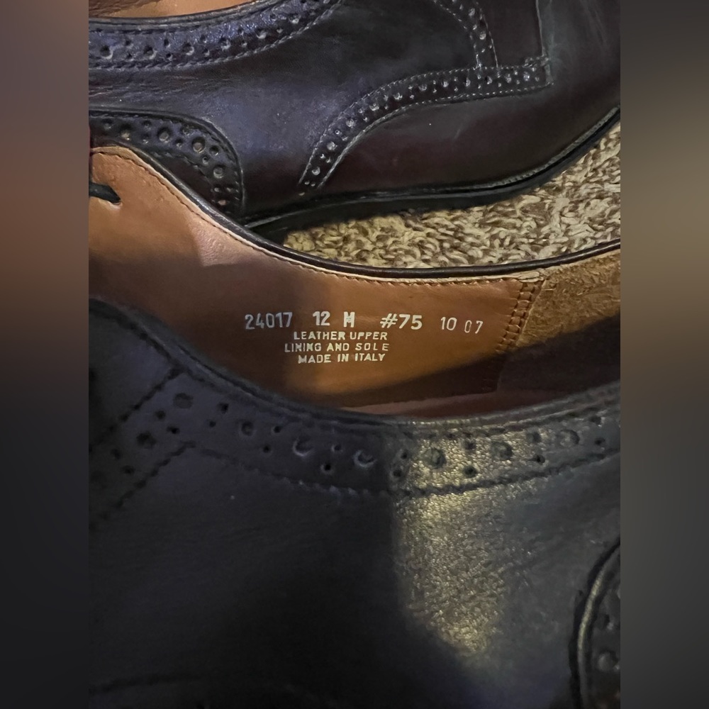 Bostonian Shoes, Derby Oxfords, Leather, Size 12 M. Model 24017. - Picture 7 of 10